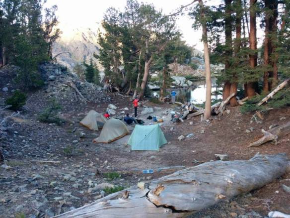 View of the campsite