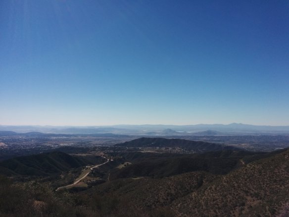 view at the top of spurs trail