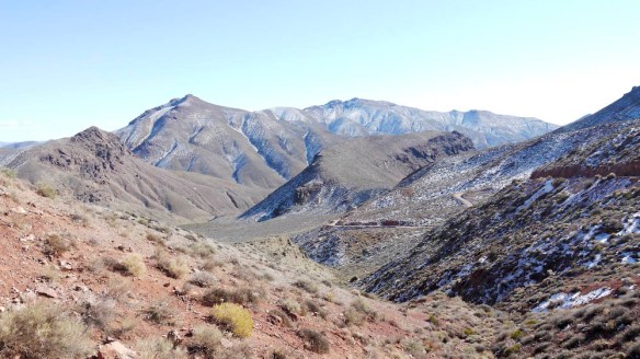 View at the top of Red Pass. Unfortunately, there was no room for us to stop at the top of the Red Pass to explore the area, as parking is limited to 2 cars due to the narrow roads. 
